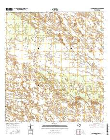 La Parra Ranch SW Texas Current topographic map, 1:24000 scale, 7.5 X 7.5 Minute, Year 2016