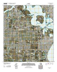 La Porte Texas Historical topographic map, 1:24000 scale, 7.5 X 7.5 Minute, Year 2010
