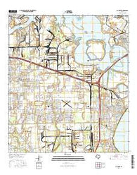 La Porte Texas Current topographic map, 1:24000 scale, 7.5 X 7.5 Minute, Year 2016