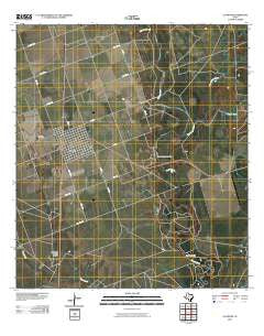 La Pryor Texas Historical topographic map, 1:24000 scale, 7.5 X 7.5 Minute, Year 2010