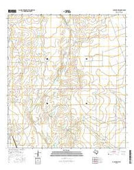 La Pryor NW Texas Current topographic map, 1:24000 scale, 7.5 X 7.5 Minute, Year 2016