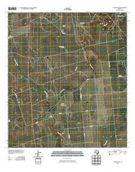 La Pryor SE Texas Historical topographic map, 1:24000 scale, 7.5 X 7.5 Minute, Year 2010