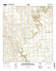 La Pryor SE Texas Current topographic map, 1:24000 scale, 7.5 X 7.5 Minute, Year 2016