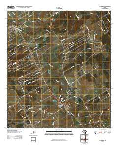 La Vernia Texas Historical topographic map, 1:24000 scale, 7.5 X 7.5 Minute, Year 2010