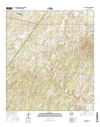 La Vernia SW Texas Current topographic map, 1:24000 scale, 7.5 X 7.5 Minute, Year 2016