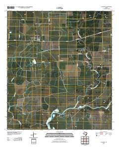 La Ward Texas Historical topographic map, 1:24000 scale, 7.5 X 7.5 Minute, Year 2010