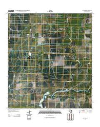 La Ward Texas Historical topographic map, 1:24000 scale, 7.5 X 7.5 Minute, Year 2013
