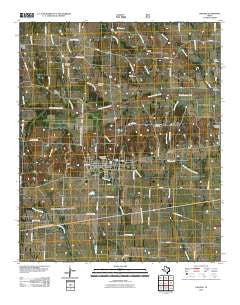 Ladonia Texas Historical topographic map, 1:24000 scale, 7.5 X 7.5 Minute, Year 2010