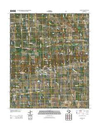 Ladonia Texas Historical topographic map, 1:24000 scale, 7.5 X 7.5 Minute, Year 2013