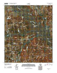 Lafayette Texas Historical topographic map, 1:24000 scale, 7.5 X 7.5 Minute, Year 2010