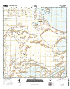 Laguna Vista Texas Current topographic map, 1:24000 scale, 7.5 X 7.5 Minute, Year 2016