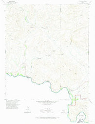 Lajitas Texas Historical topographic map, 1:24000 scale, 7.5 X 7.5 Minute, Year 1971