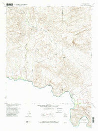 Lajitas Texas Historical topographic map, 1:24000 scale, 7.5 X 7.5 Minute, Year 1971