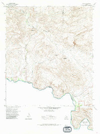 Lajitas Texas Historical topographic map, 1:24000 scale, 7.5 X 7.5 Minute, Year 1971