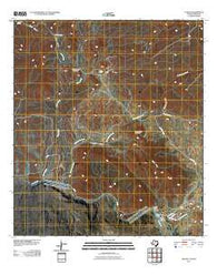 Lajitas Texas Historical topographic map, 1:24000 scale, 7.5 X 7.5 Minute, Year 2010