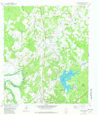 Lake Bastrop Texas Historical topographic map, 1:24000 scale, 7.5 X 7.5 Minute, Year 1982