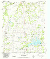 Lake Bonham Texas Historical topographic map, 1:24000 scale, 7.5 X 7.5 Minute, Year 1984