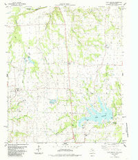Lake Bonham Texas Historical topographic map, 1:24000 scale, 7.5 X 7.5 Minute, Year 1984