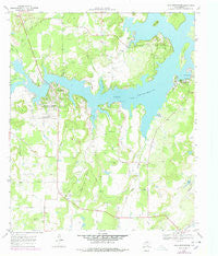 Lake Brownwood Texas Historical topographic map, 1:24000 scale, 7.5 X 7.5 Minute, Year 1969