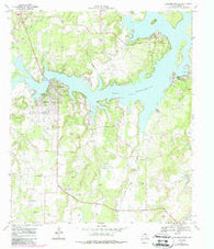 Lake Brownwood Texas Historical topographic map, 1:24000 scale, 7.5 X 7.5 Minute, Year 1969
