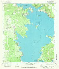 Lake Buchanan Texas Historical topographic map, 1:24000 scale, 7.5 X 7.5 Minute, Year 1967