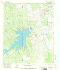 Lake Diversion Texas Historical topographic map, 1:24000 scale, 7.5 X 7.5 Minute, Year 1966