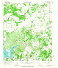 Lake Eddleman Texas Historical topographic map, 1:24000 scale, 7.5 X 7.5 Minute, Year 1964