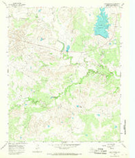 Lake Electra Texas Historical topographic map, 1:24000 scale, 7.5 X 7.5 Minute, Year 1966