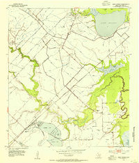 Lake George Texas Historical topographic map, 1:24000 scale, 7.5 X 7.5 Minute, Year 1953