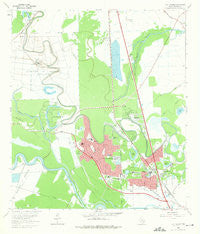 Lake Jackson Texas Historical topographic map, 1:24000 scale, 7.5 X 7.5 Minute, Year 1963