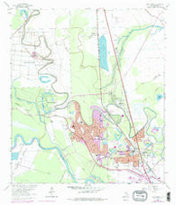 Lake Jackson Texas Historical topographic map, 1:24000 scale, 7.5 X 7.5 Minute, Year 1963