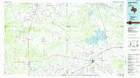 Lake Kemp Texas Historical topographic map, 1:100000 scale, 30 X 60 Minute, Year 1985