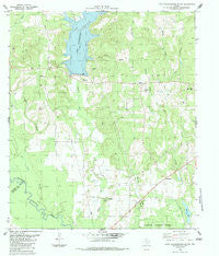 Lake Nacogdoches South Texas Historical topographic map, 1:24000 scale, 7.5 X 7.5 Minute, Year 1983