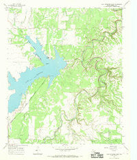 Lake Stamford East Texas Historical topographic map, 1:24000 scale, 7.5 X 7.5 Minute, Year 1966