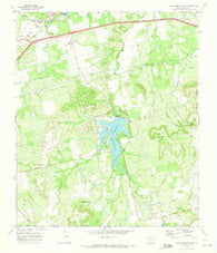 Lake Sweetwater Texas Historical topographic map, 1:24000 scale, 7.5 X 7.5 Minute, Year 1969