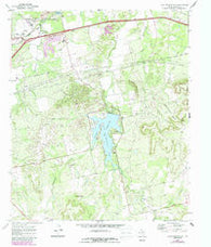 Lake Sweetwater Texas Historical topographic map, 1:24000 scale, 7.5 X 7.5 Minute, Year 1969