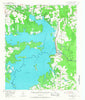 Lake Texarkana Texas Historical topographic map, 1:24000 scale, 7.5 X 7.5 Minute, Year 1954