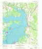 Lake Texarkana Texas Historical topographic map, 1:24000 scale, 7.5 X 7.5 Minute, Year 1954
