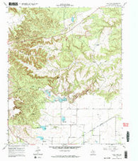 Lake Theo Texas Historical topographic map, 1:24000 scale, 7.5 X 7.5 Minute, Year 1967