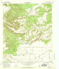 Lake Theo Texas Historical topographic map, 1:24000 scale, 7.5 X 7.5 Minute, Year 1967