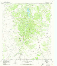 Lake Trammell Texas Historical topographic map, 1:24000 scale, 7.5 X 7.5 Minute, Year 1969