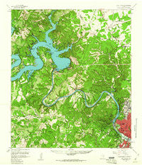 Lake Travis Texas Historical topographic map, 1:62500 scale, 15 X 15 Minute, Year 1959