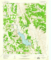 Lake Weatherford Texas Historical topographic map, 1:24000 scale, 7.5 X 7.5 Minute, Year 1959