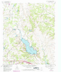 Lake Weatherford Texas Historical topographic map, 1:24000 scale, 7.5 X 7.5 Minute, Year 1959