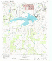 Lake Wichita Texas Historical topographic map, 1:24000 scale, 7.5 X 7.5 Minute, Year 1956