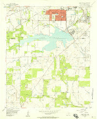Lake Wichita Texas Historical topographic map, 1:24000 scale, 7.5 X 7.5 Minute, Year 1956