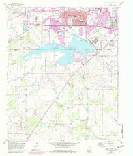 Lake Wichita Texas Historical topographic map, 1:24000 scale, 7.5 X 7.5 Minute, Year 1956