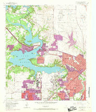 Lake Worth Texas Historical topographic map, 1:24000 scale, 7.5 X 7.5 Minute, Year 1955