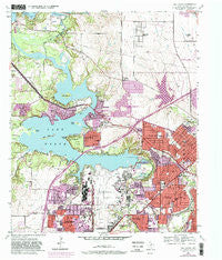 Lake Worth Texas Historical topographic map, 1:24000 scale, 7.5 X 7.5 Minute, Year 1955