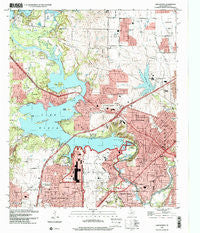 Lake Worth Texas Historical topographic map, 1:24000 scale, 7.5 X 7.5 Minute, Year 1995